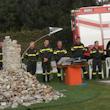 I Vigili del Fuoco di Belluno accanto alle Torri Gemelle