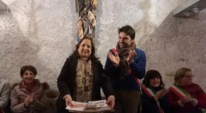 L'Ambasciatrice palestinese con il sindaco di Feltre